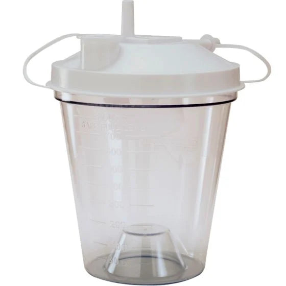 Canister Suction Disposable w Lid 800cc