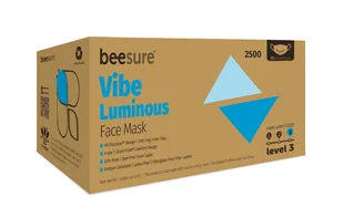 BeeSure Vibe Earloop Mask Blue 50/box