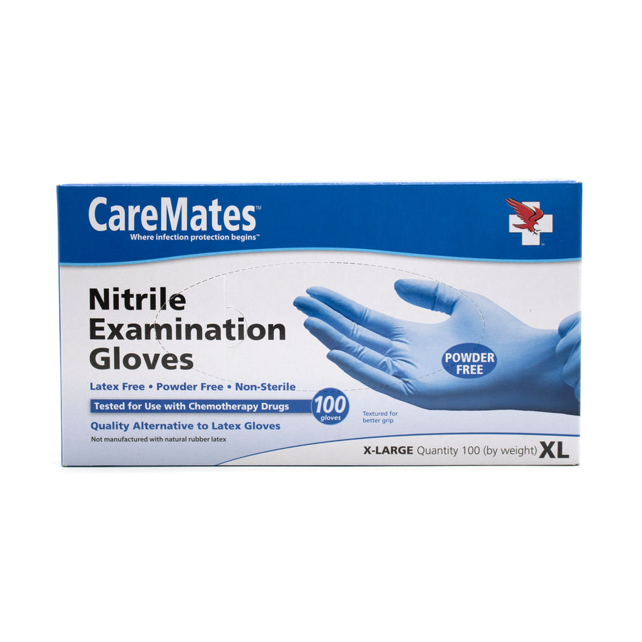 Caremates Nitrile Exam Glove XL
