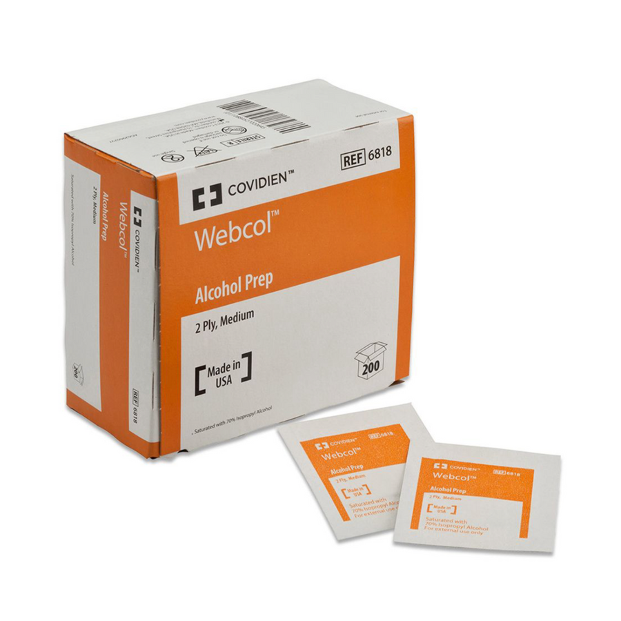 Covidien Alcohol Prep Pads- 200 Count
