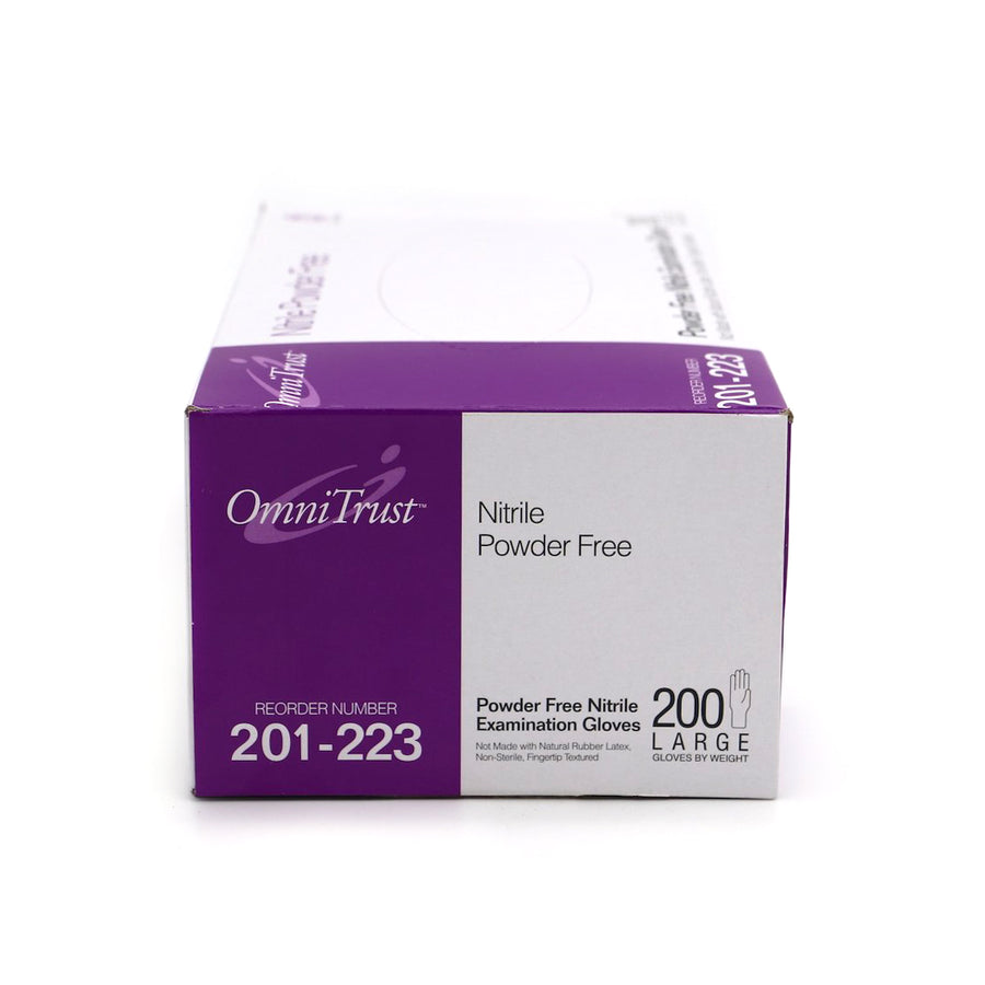 OmniTrust S-201 Nitrile PF Gloves 200 Large
