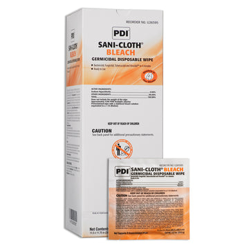 PDI SaniCloth Blch Wipe 11½x11¾